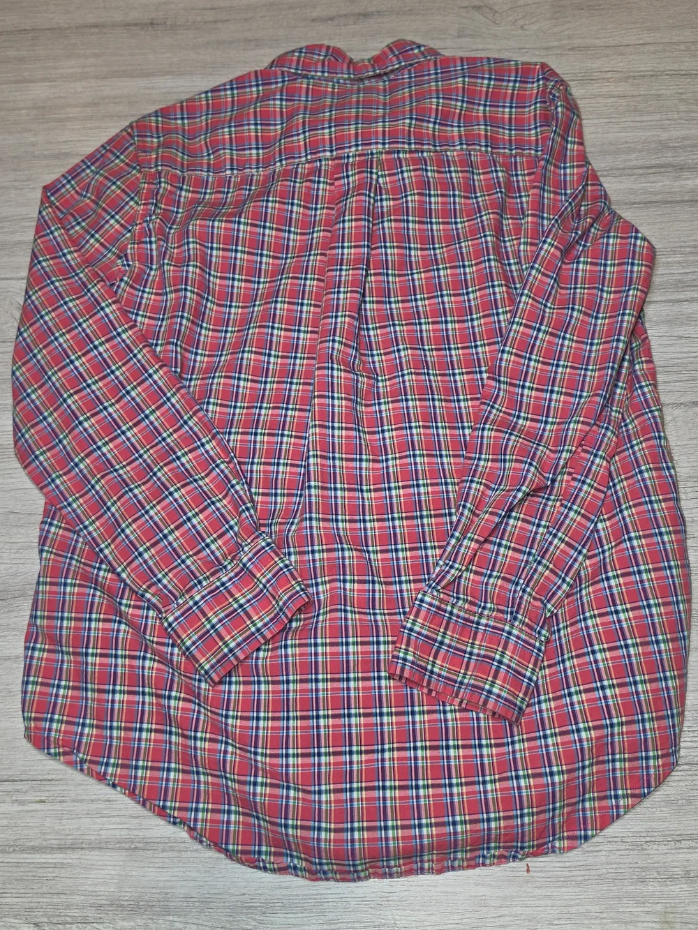 Ralph Lauren Long Sleeve Button Up Collared Shirt Boys Size 7 A4